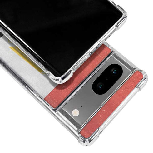 Egypt Flag Distressed Google Pixel 8a Clear Case